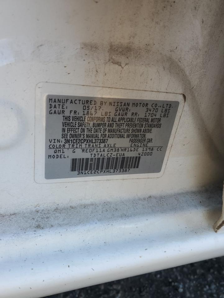 2017 Nissan Versa Note S VIN: 3N1CE2CPXHL373387 Lot: 86459265