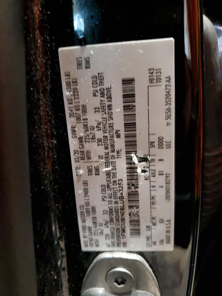 2020 Ford Escape Sel VIN: 1FMCU9H68LUB43253 Lot: 85195685