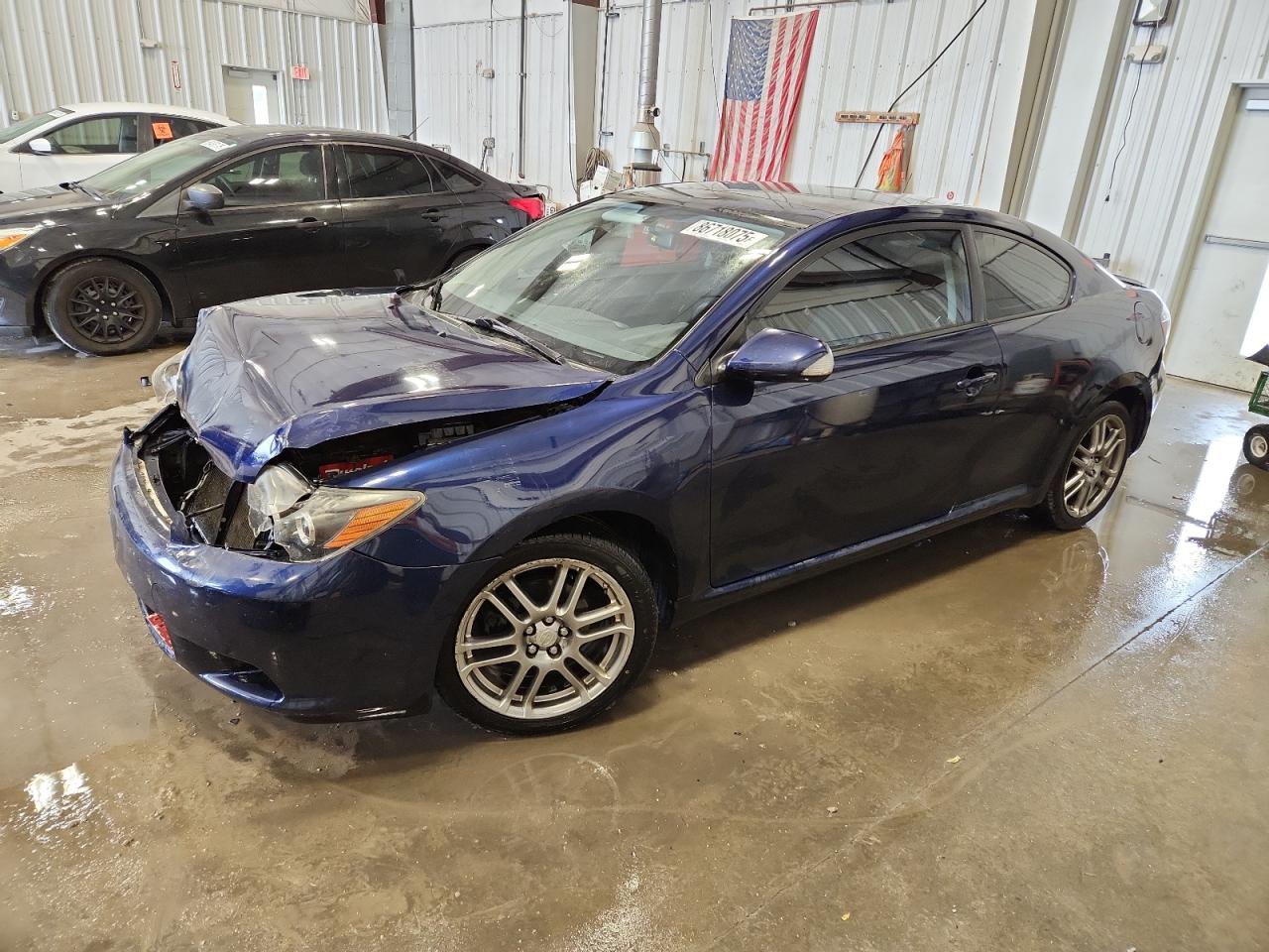 2010 SCION TC BLUE VIN: JTKDE3B79A0308535