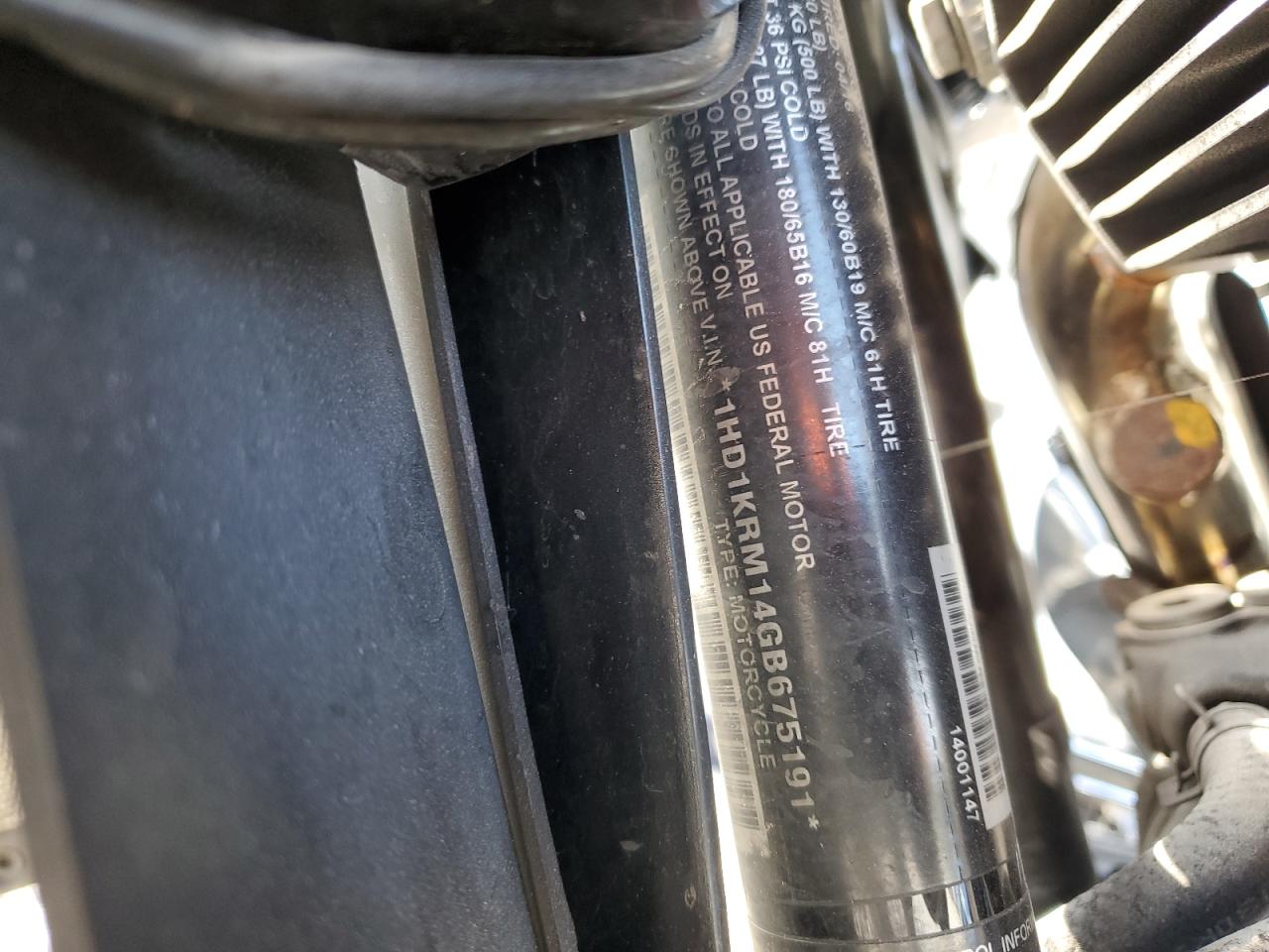 2016 Harley-Davidson Flhxs Street Glide Special VIN: 1HD1KRM14GB675191 Lot: 85876705