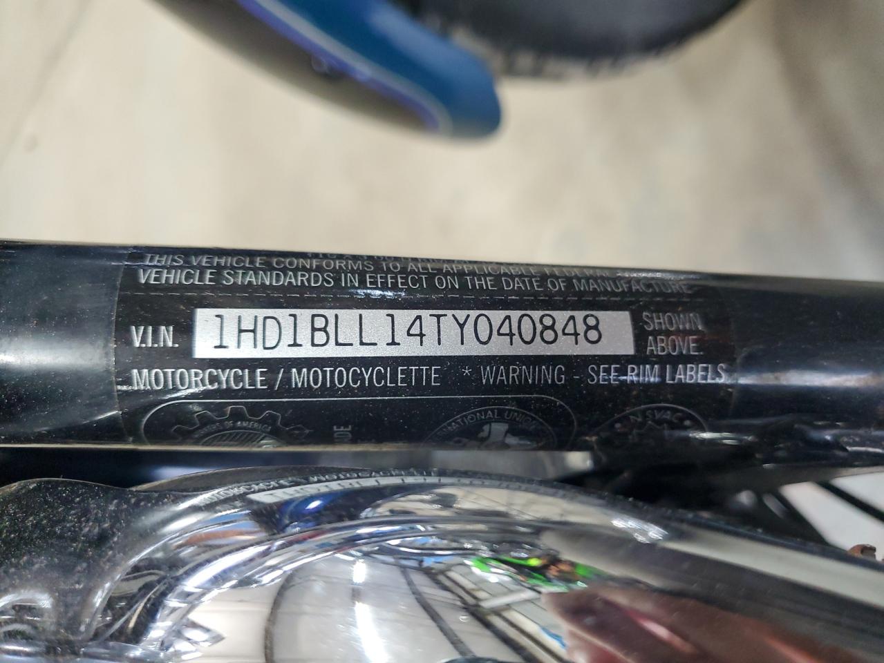 1996 Harley-Davidson Fxsts VIN: 1HD1BLL14TY040848 Lot: 85752035