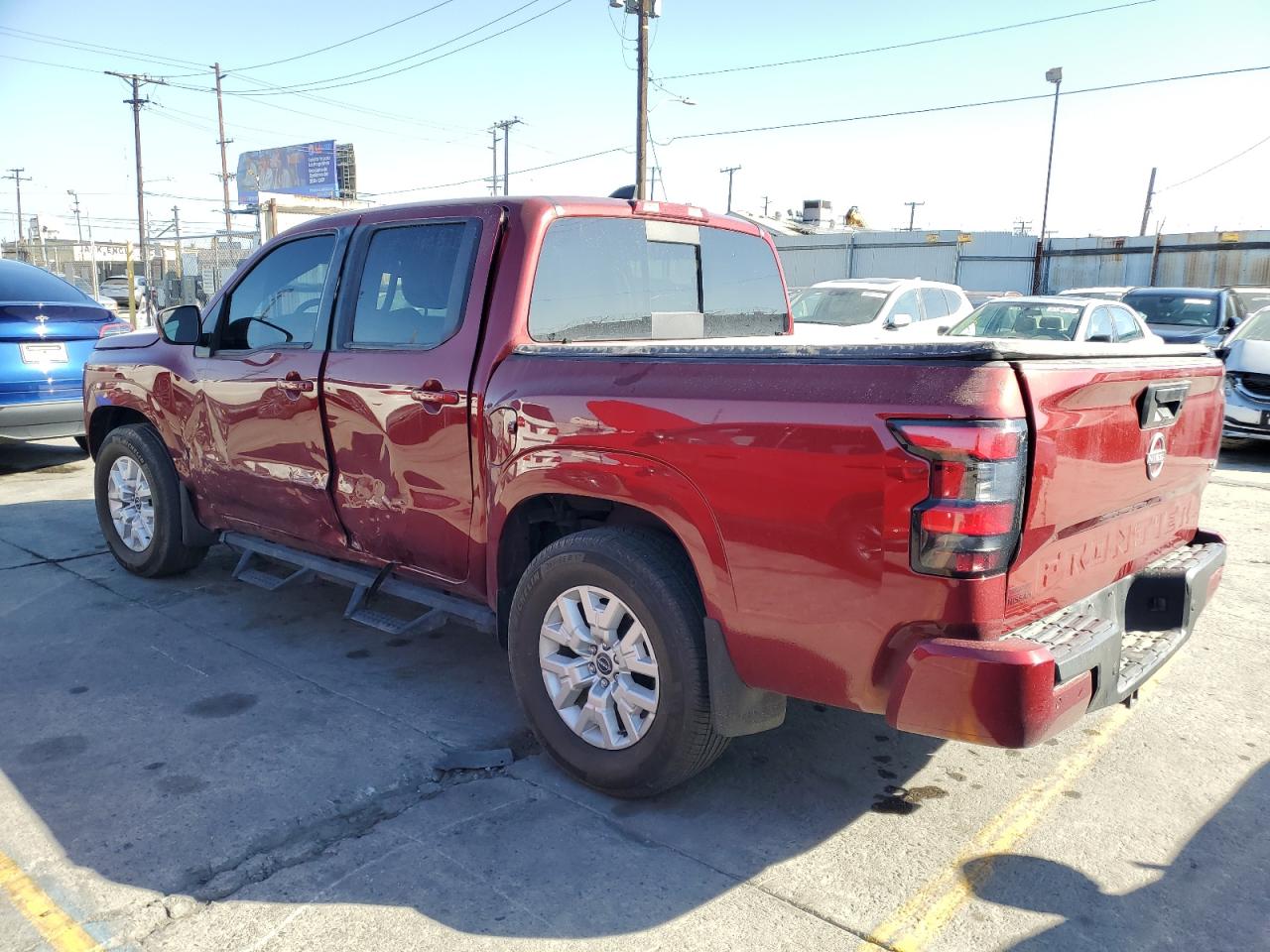 2024 Nissan Frontier S red null gas 1N6ED1EJ1RN647456 photo #3