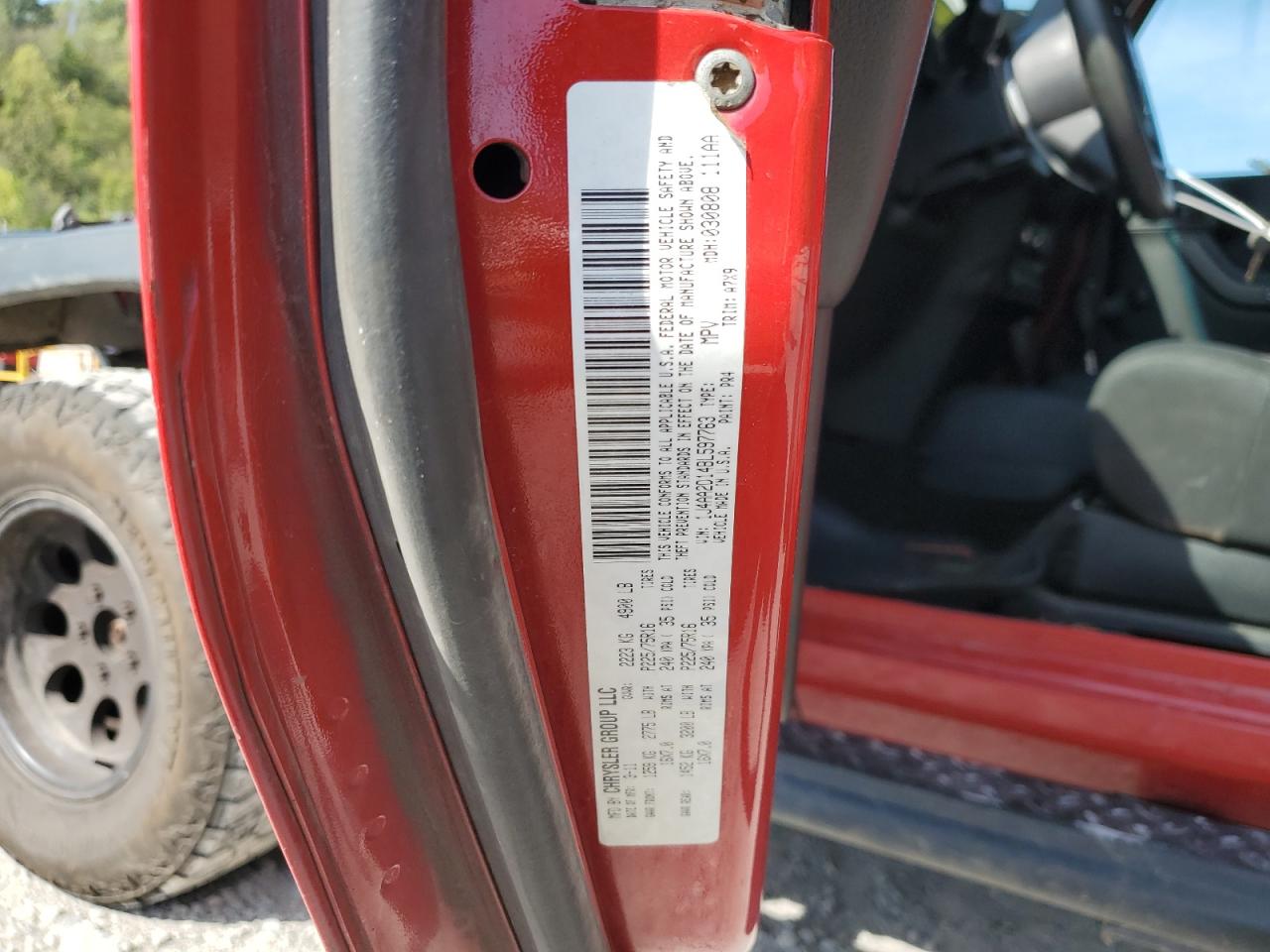 2011 Jeep Wrangler Sport VIN: 1J4AA2D14BL597763 Lot: 81834875