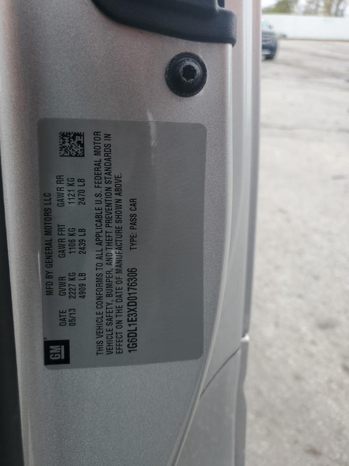 2013 Cadillac Cts Performance Collection VIN: 1G6DL1E3XD0176306 Lot: 90035585