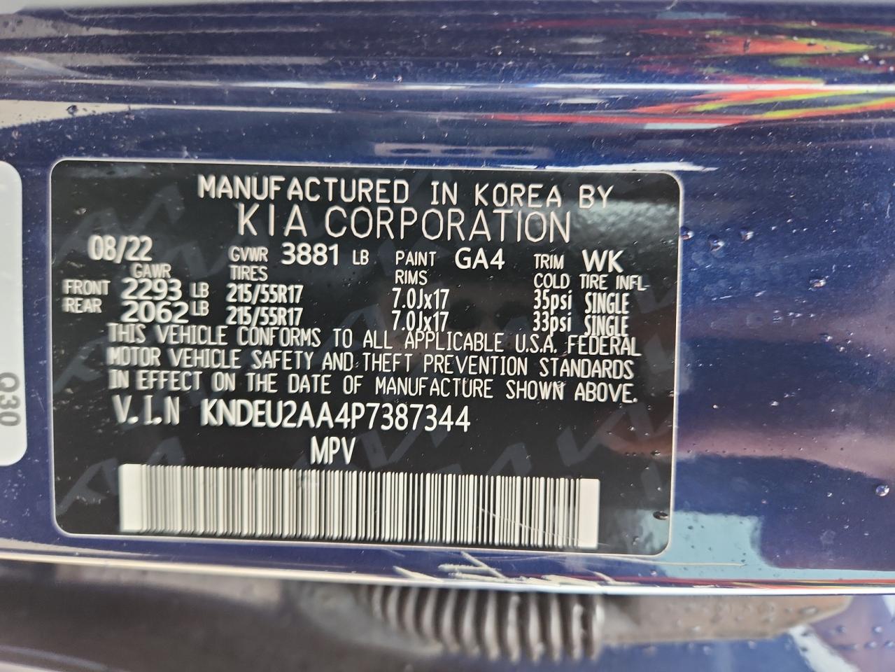 2023 Kia Seltos S VIN: KNDEU2AA4P7387344 Lot: 86495585