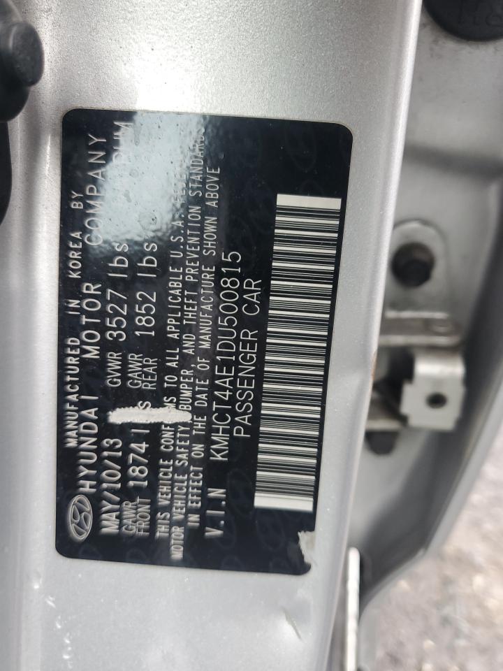 2013 Hyundai Accent Gls VIN: KMHCT4AE1DU500815 Lot: 82446715