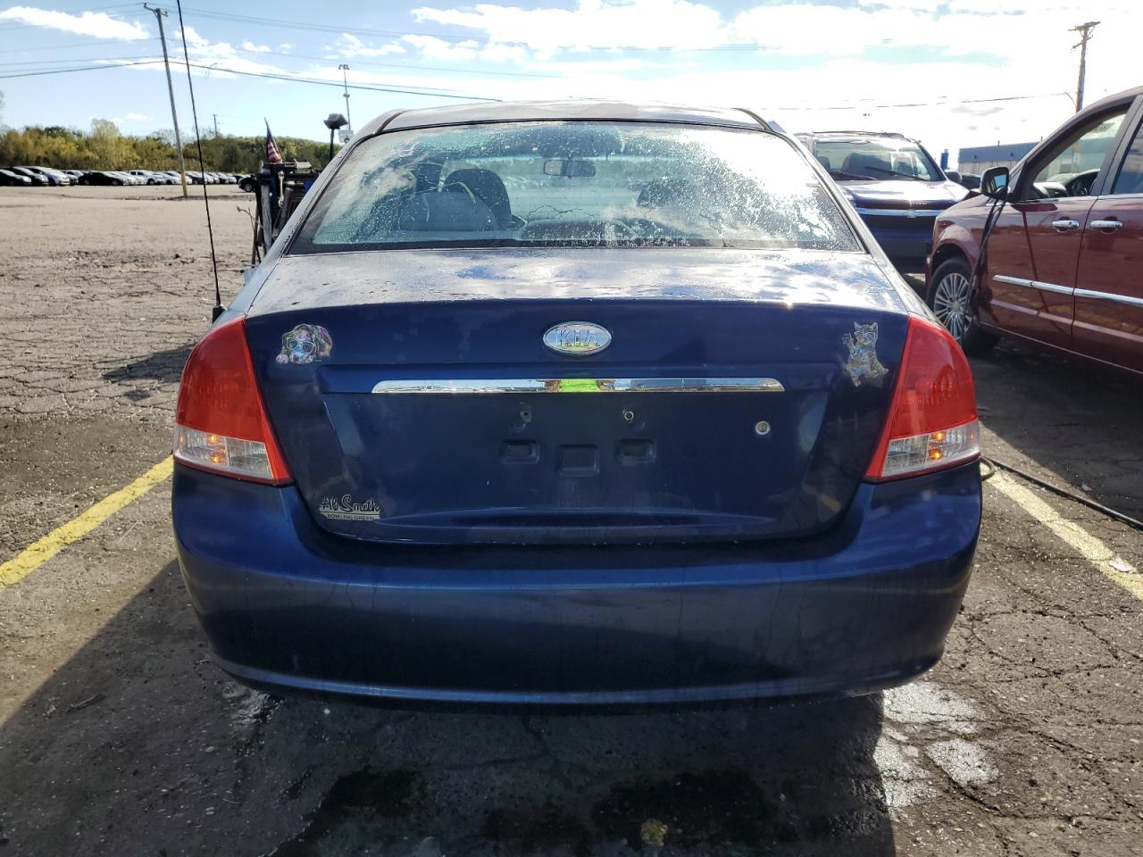 2007 Kia Spectra Ex VIN: KNAFE122X75416874 Lot: 86096575