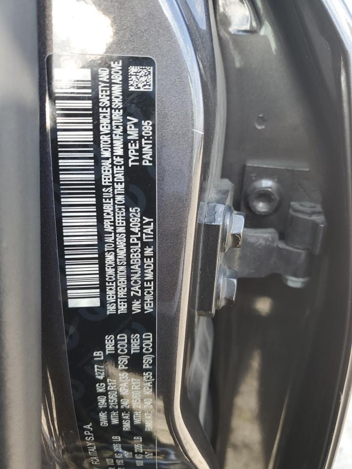 2020 Jeep Renegade Latitude VIN: ZACNJABB3LPL40925 Lot: 82221945