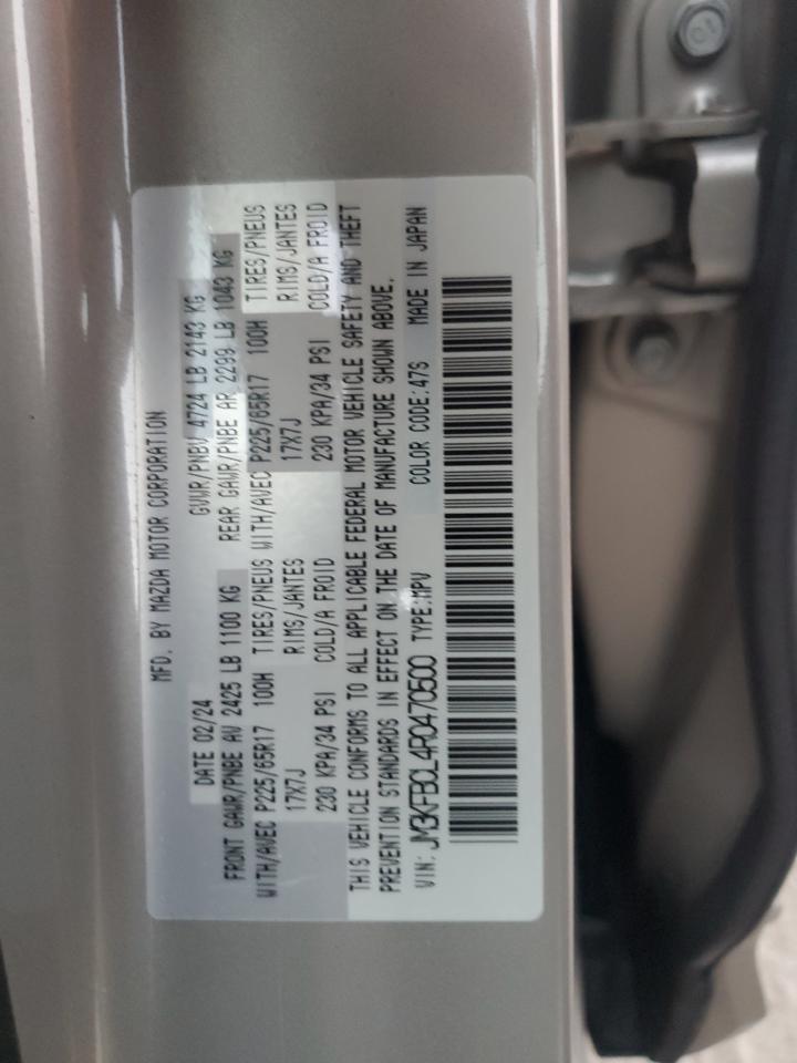 2024 Mazda Cx-5 Preferred VIN: JM3KFBCL4R0470500 Lot: 82629185