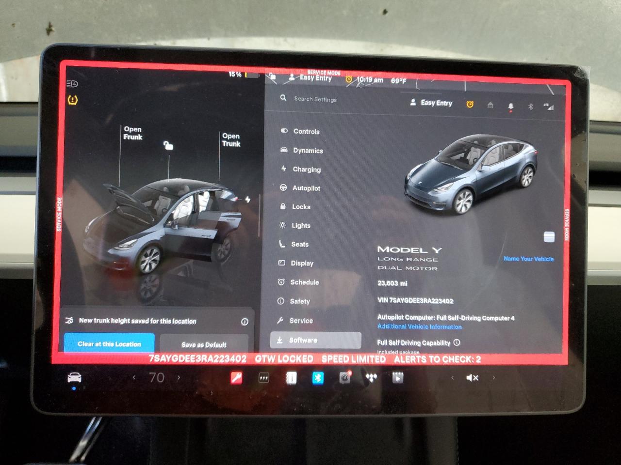 2024 Tesla Model Y VIN: 7SAYGDEE3RA223402 Lot: 86670605