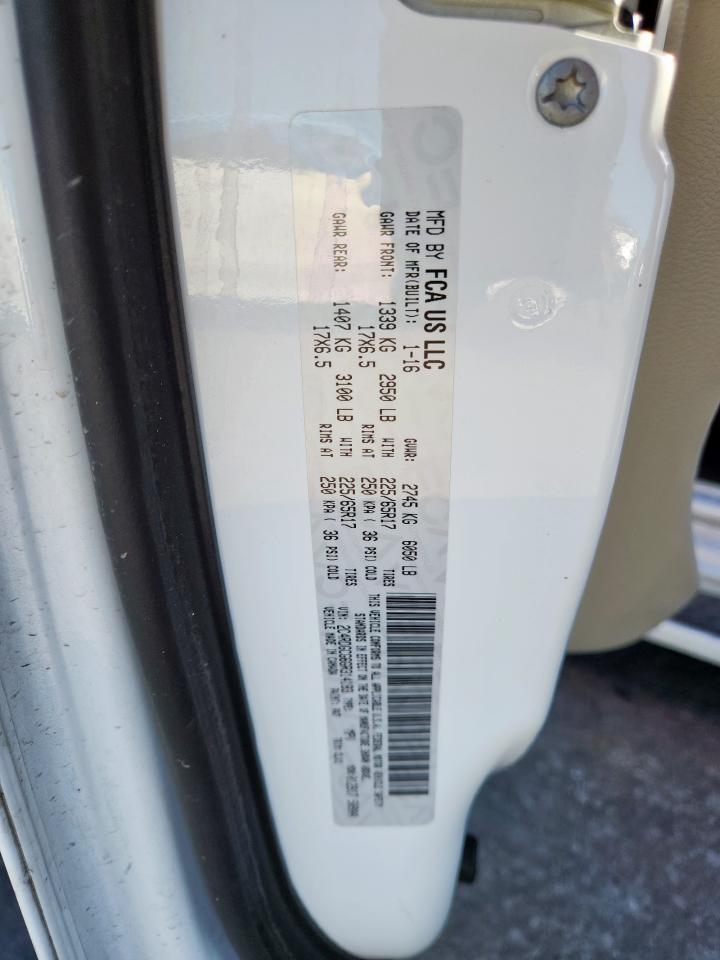 2016 Dodge Grand Caravan Sxt VIN: 2C4RDGCG6GR314183 Lot: 82783975