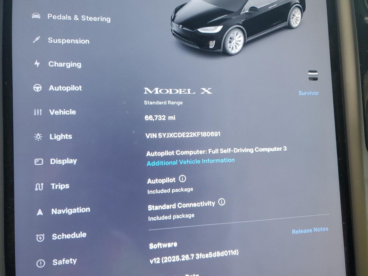 2019 Tesla Model X VIN: 5YJXCDE22KF180691 Lot: 84969745