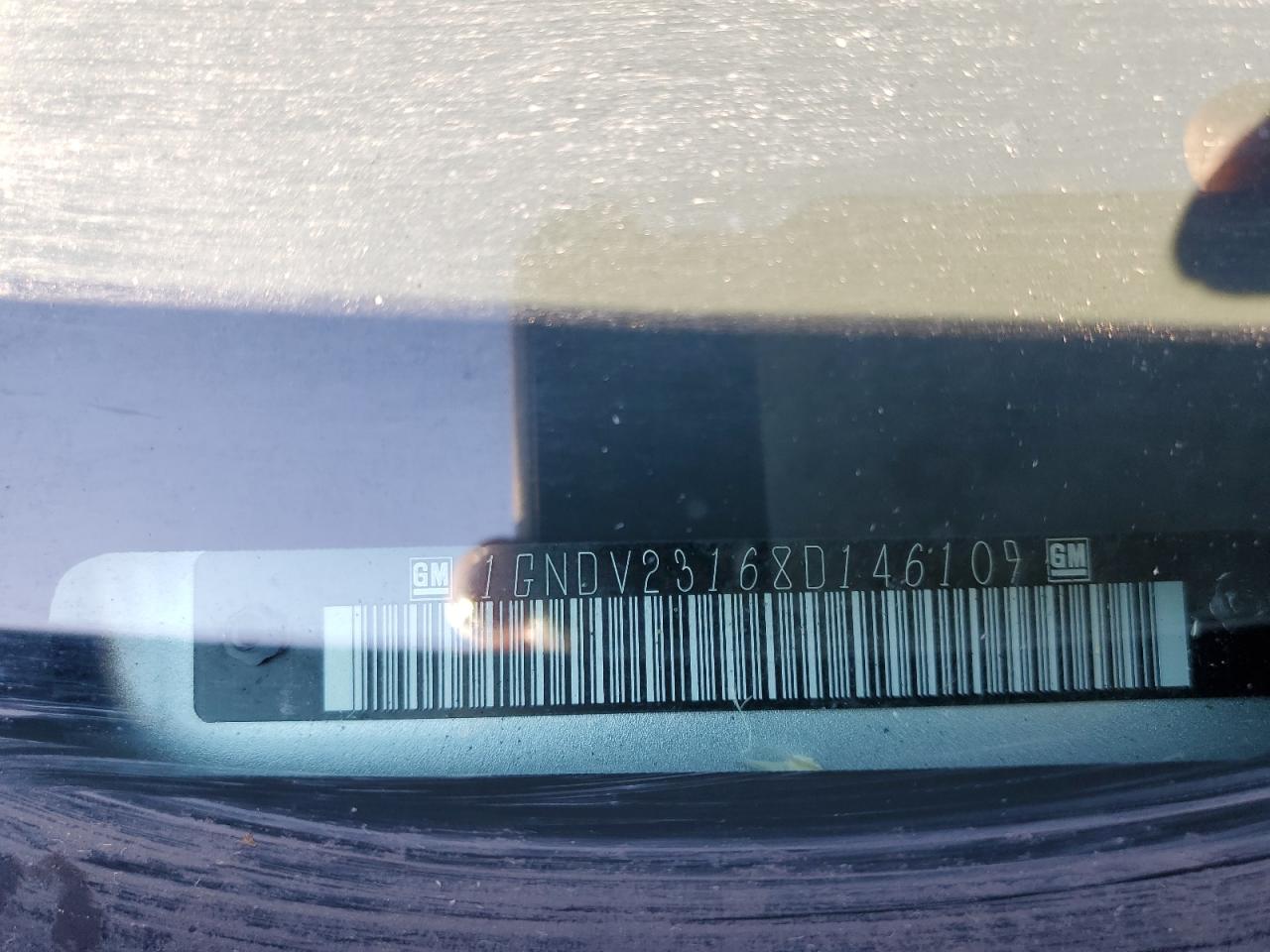 2008 Chevrolet Uplander Ls VIN: 1GNDV23168D146109 Lot: 82261895