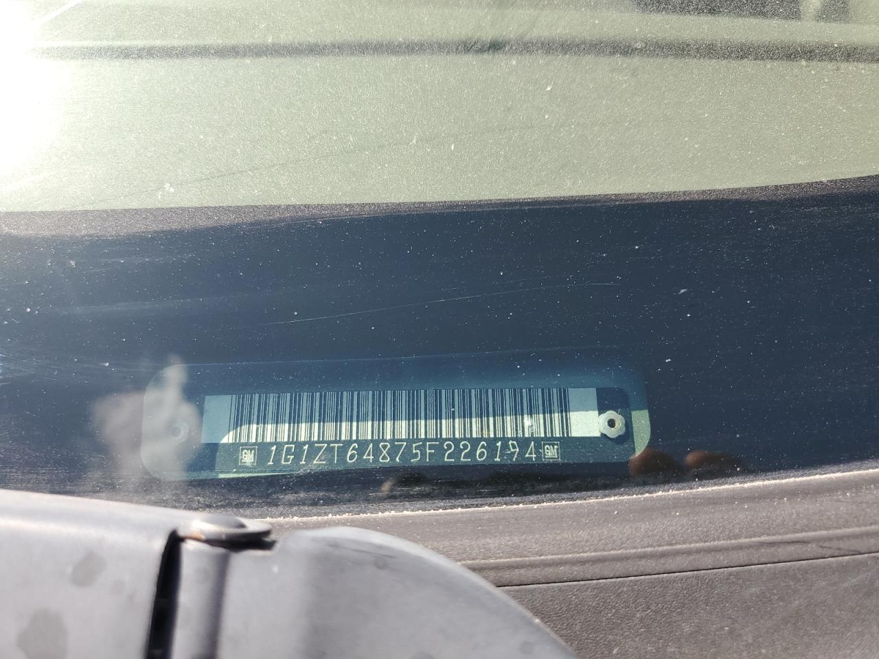 2005 Chevrolet Malibu Maxx Ls VIN: 1G1ZT64875F226194 Lot: 84454865