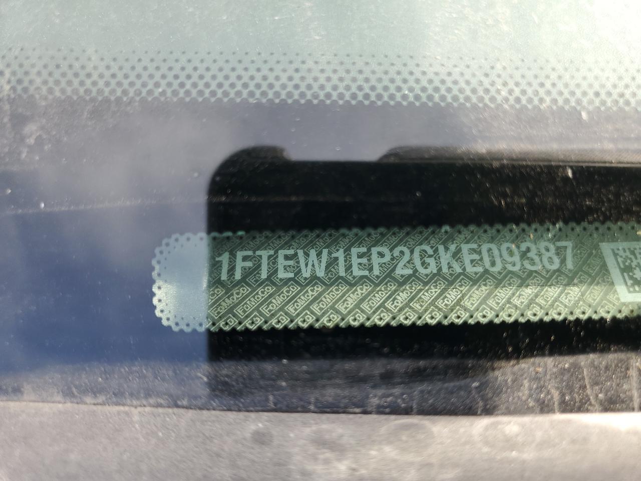 2016 Ford F150 Supercrew VIN: 1FTEW1EP2GKE09387 Lot: 84816965