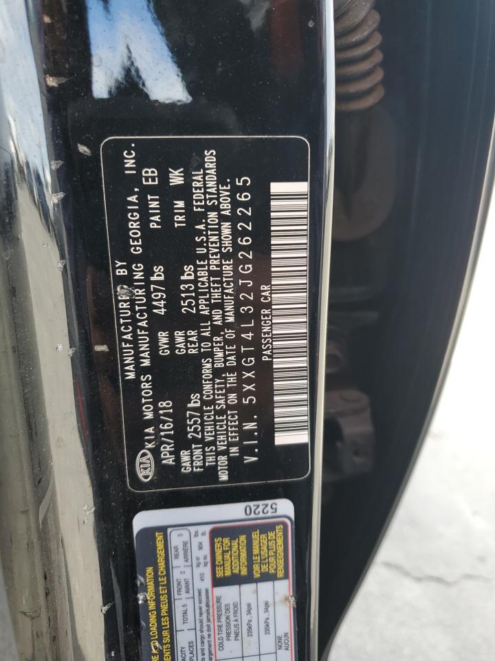 2018 Kia Optima Lx VIN: 5XXGT4L32JG262265 Lot: 86141425