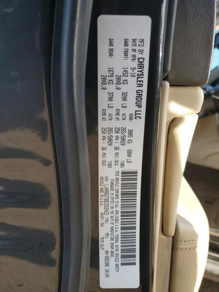 2011 Jeep Grand Cherokee Overland VIN: 1J4RR6GT8BC552423 Lot: 84300745