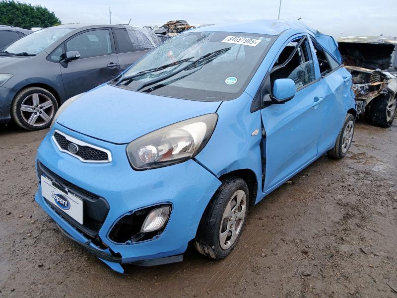2012 KIA PICANTO 1 AIR  for sale at Copart PETERLEE