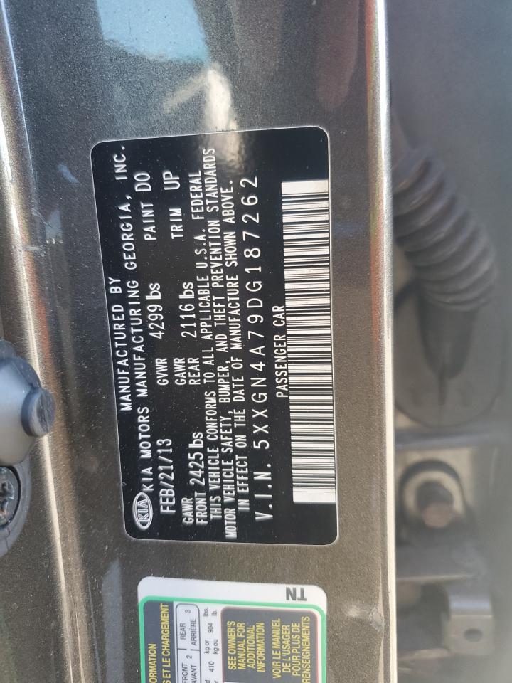 2013 Kia Optima Ex VIN: 5XXGN4A79DG187262 Lot: 90553305