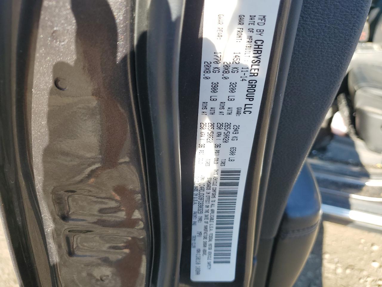 2015 Dodge Durango Limited VIN: 1C4RDJDG9FC690329 Lot: 90082845