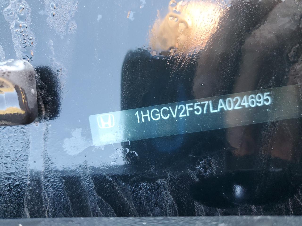 2020 Honda Accord Exl VIN: 1HGCV2F57LA024695 Lot: 83952125