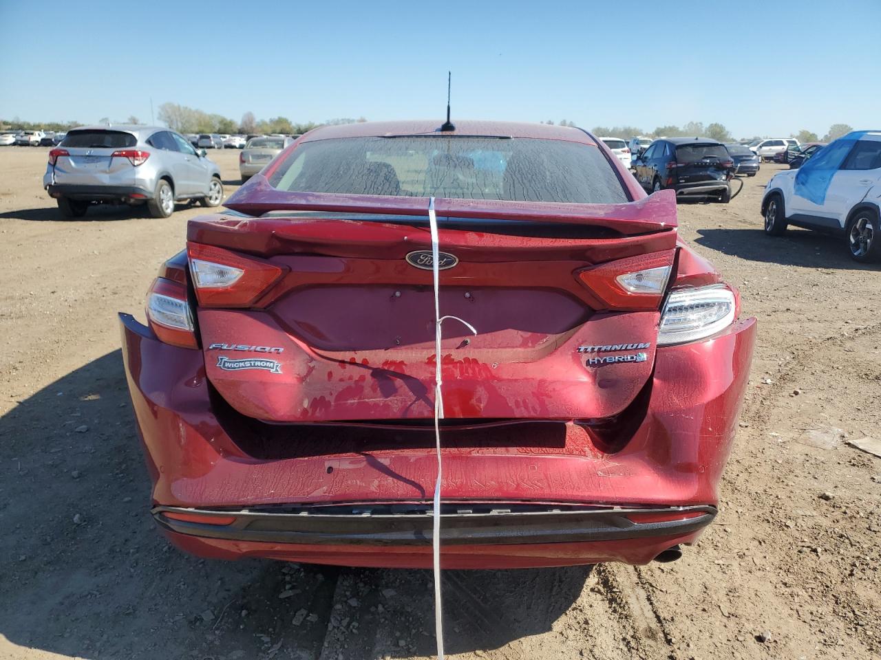 2016 Ford Fusion Titanium Hev VIN: 3FA6P0RU3GR127210 Lot: 82348345