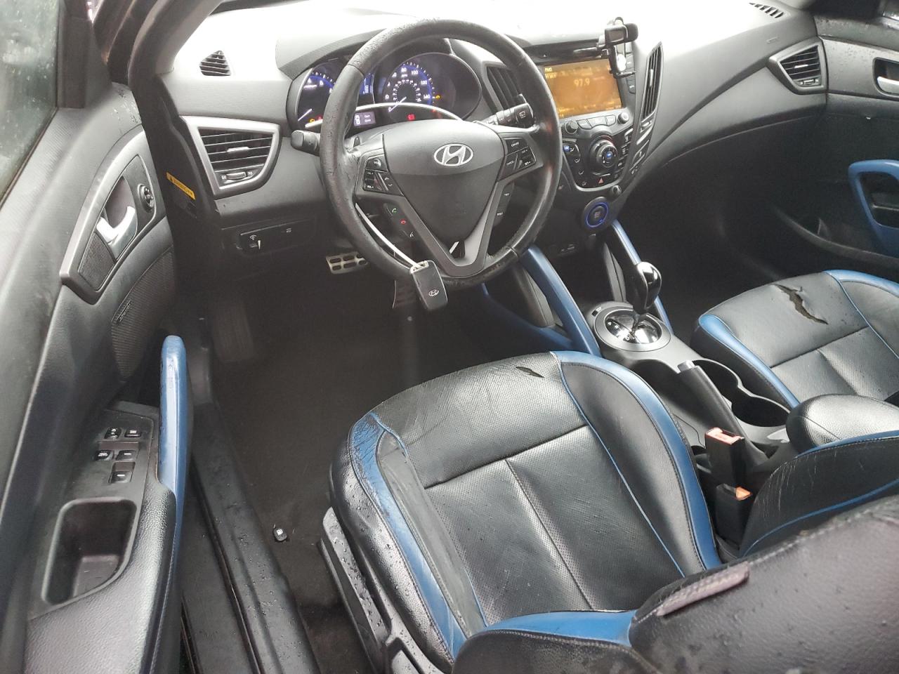 2013 Hyundai Veloster Turbo VIN: KMHTC6AE1DU166605 Lot: 82369255