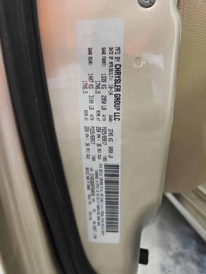 2015 Dodge Grand Caravan Se VIN: 2C4RDGBG0FR580296 Lot: 90518235