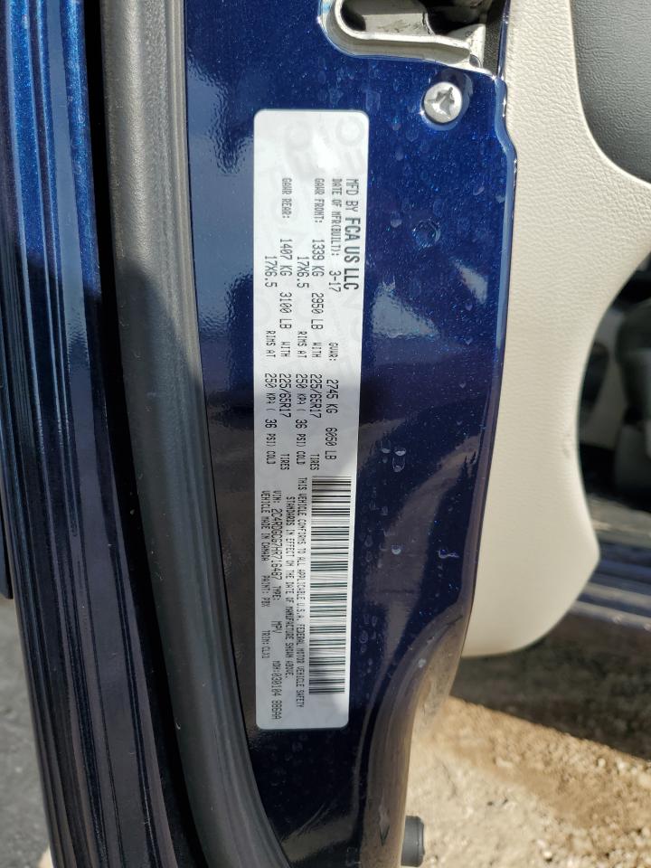 2017 Dodge Grand Caravan Sxt VIN: 2C4RDGCG7HR716487 Lot: 85877295