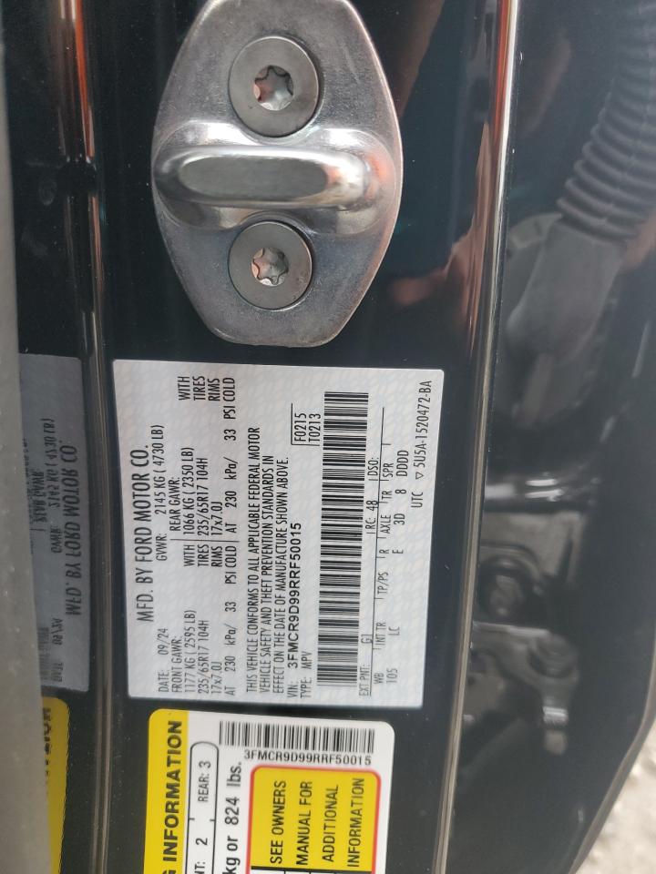 2024 Ford Bronco Sport Badlands VIN: 3FMCR9D99RRF50015 Lot: 82326615