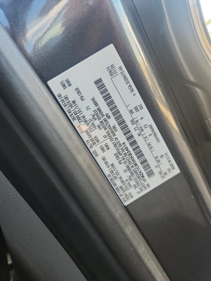 2019 Ford Transit T-150 VIN: 1FMZK1CM3KKB24014 Lot: 86232785