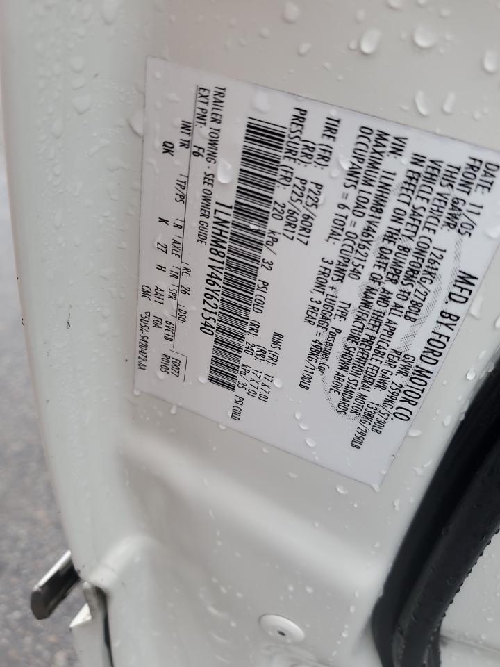 2006 Lincoln Town Car Signature VIN: 1LNHM81V46Y621540 Lot: 90110085