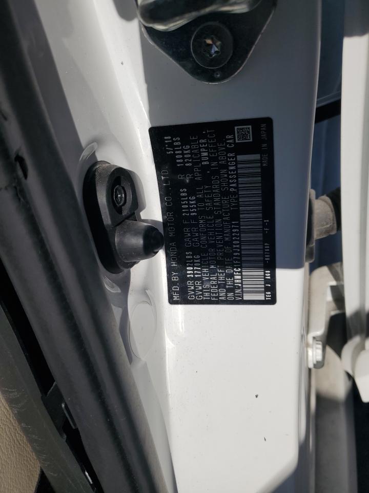 2018 Honda Civic Exl VIN: JHMFC1F79JX022971 Lot: 85870415