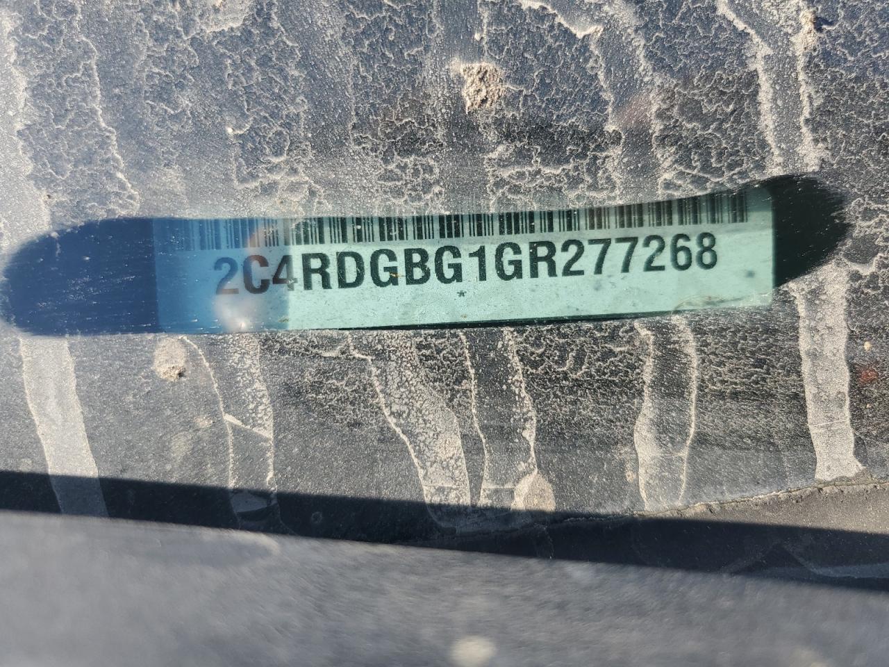 2016 Dodge Grand Caravan Se VIN: 2C4RDGBG1GR277268 Lot: 81891985