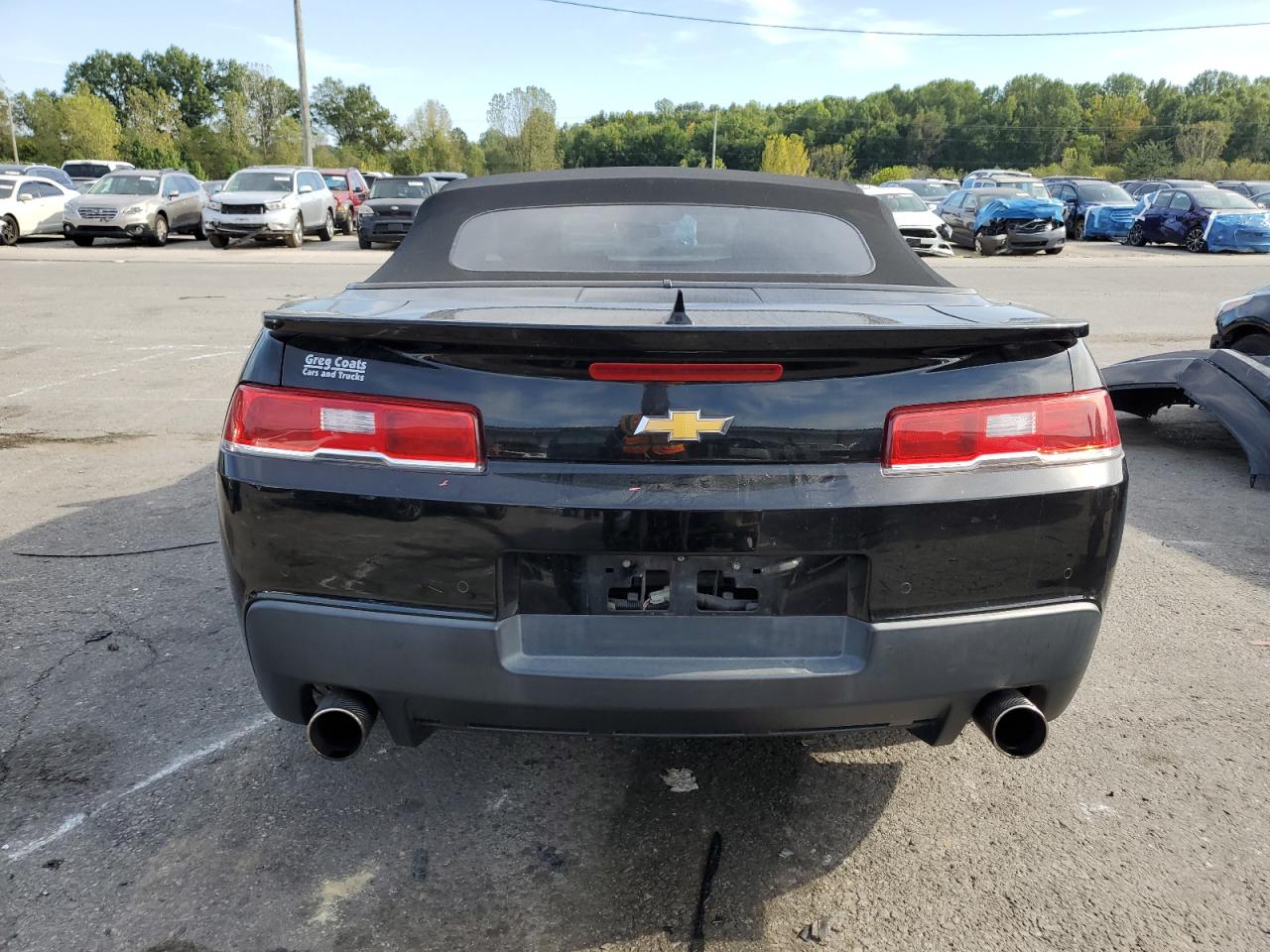 2015 Chevrolet Camaro Lt VIN: 2G1FD3D31F9226592 Lot: 84659085