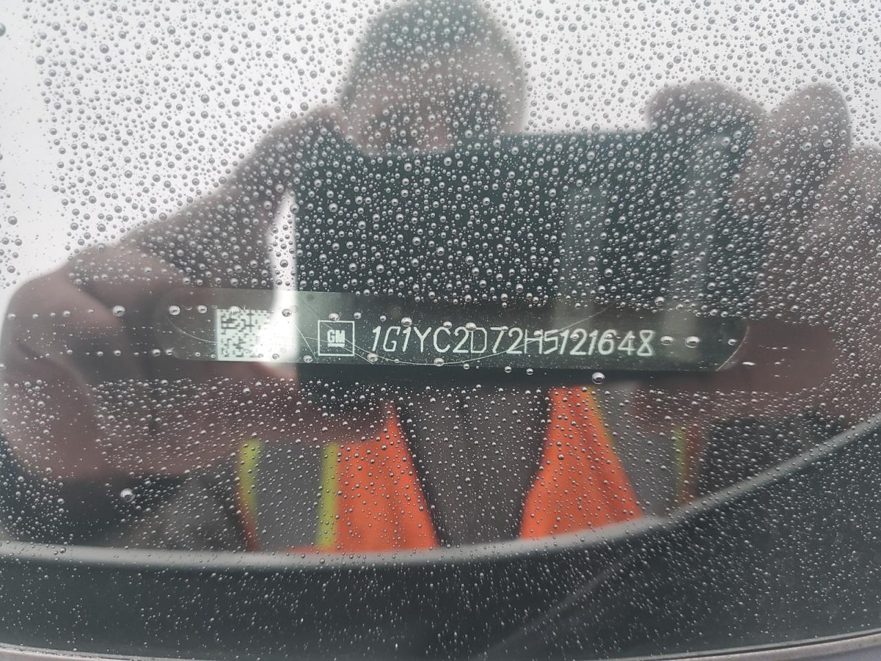 2017 Chevrolet Corvette Stingray 2Lt VIN: 1G1YC2D72H5121648 Lot: 86305935