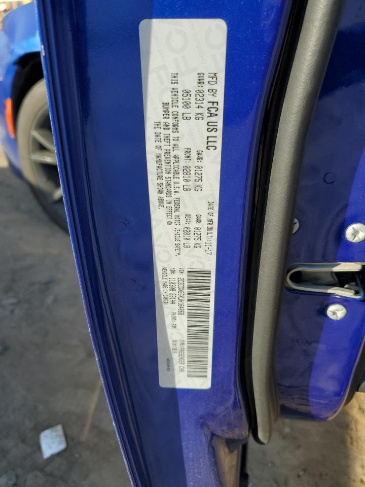 2018 Dodge Charger Sxt VIN: 2C3CDXBGXJH164068 Lot: 84863575