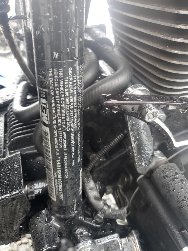 2012 Harley-Davidson Flhx Street Glide VIN: 1HD1KBM10CB631755 Lot: 90443725