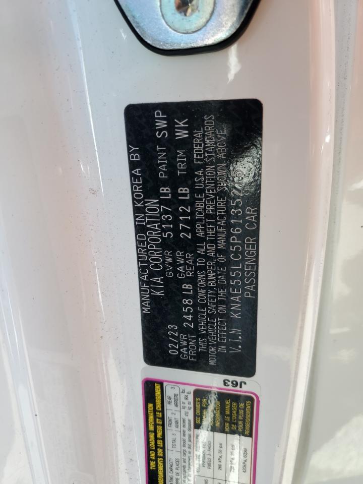 2023 Kia Stinger Gt2 VIN: KNAE55LC5P6135215 Lot: 89856275