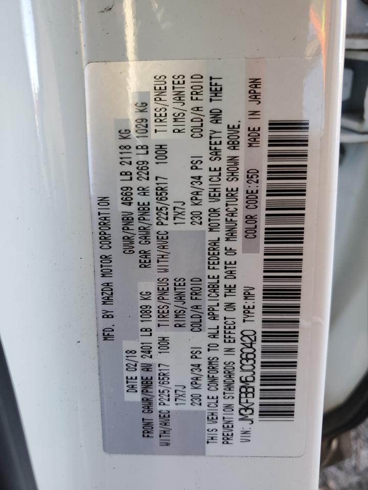 2018 Mazda Cx-5 Sport VIN: JM3KFBBM6J0360420 Lot: 82595645