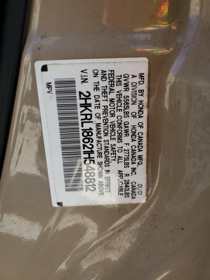 2001 Honda Odyssey Ex VIN: 2HKRL18621H548812 Lot: 90939335