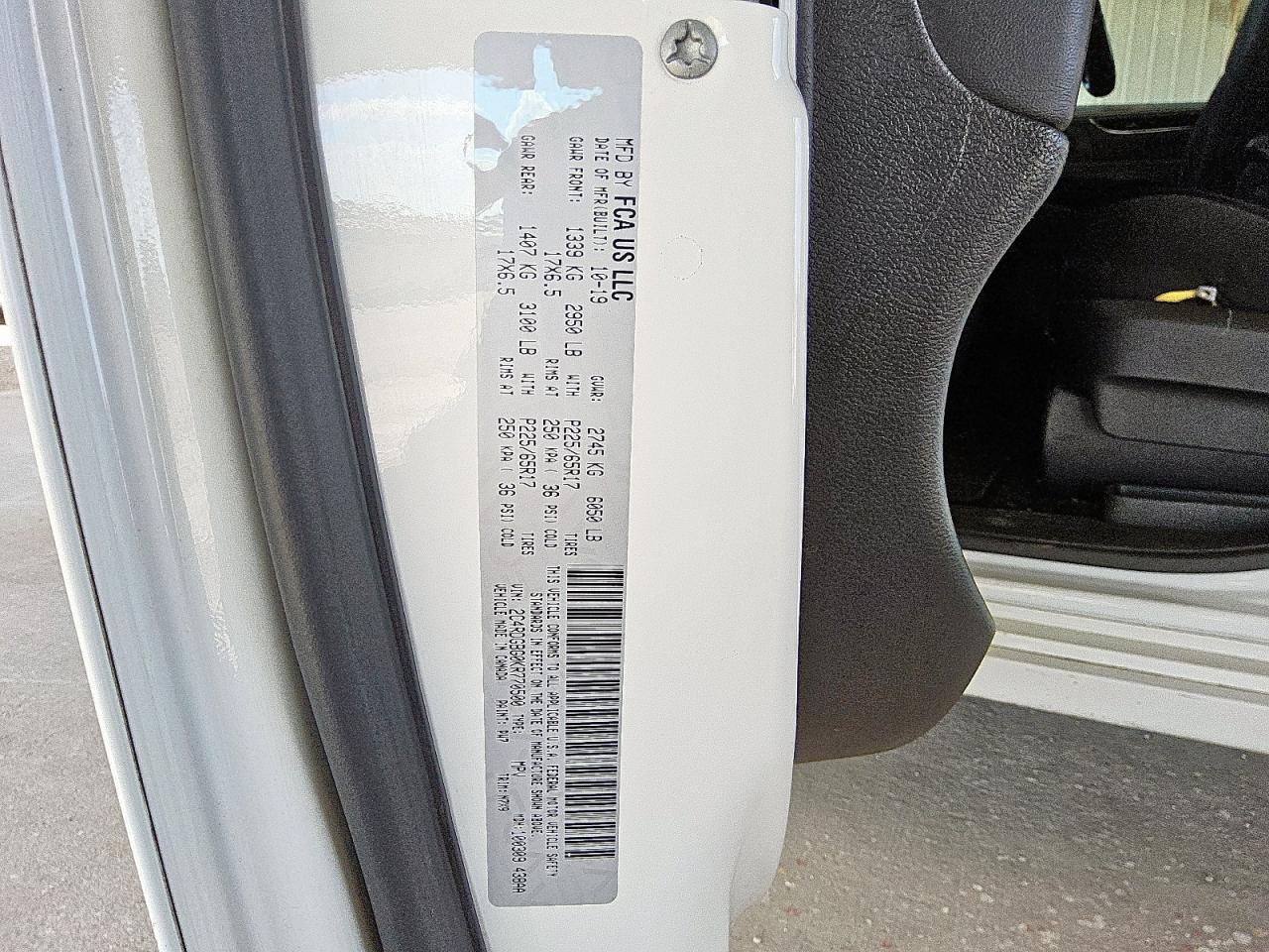 2019 Dodge Grand Caravan Se VIN: 2C4RDGBG0KR770500 Lot: 85132415