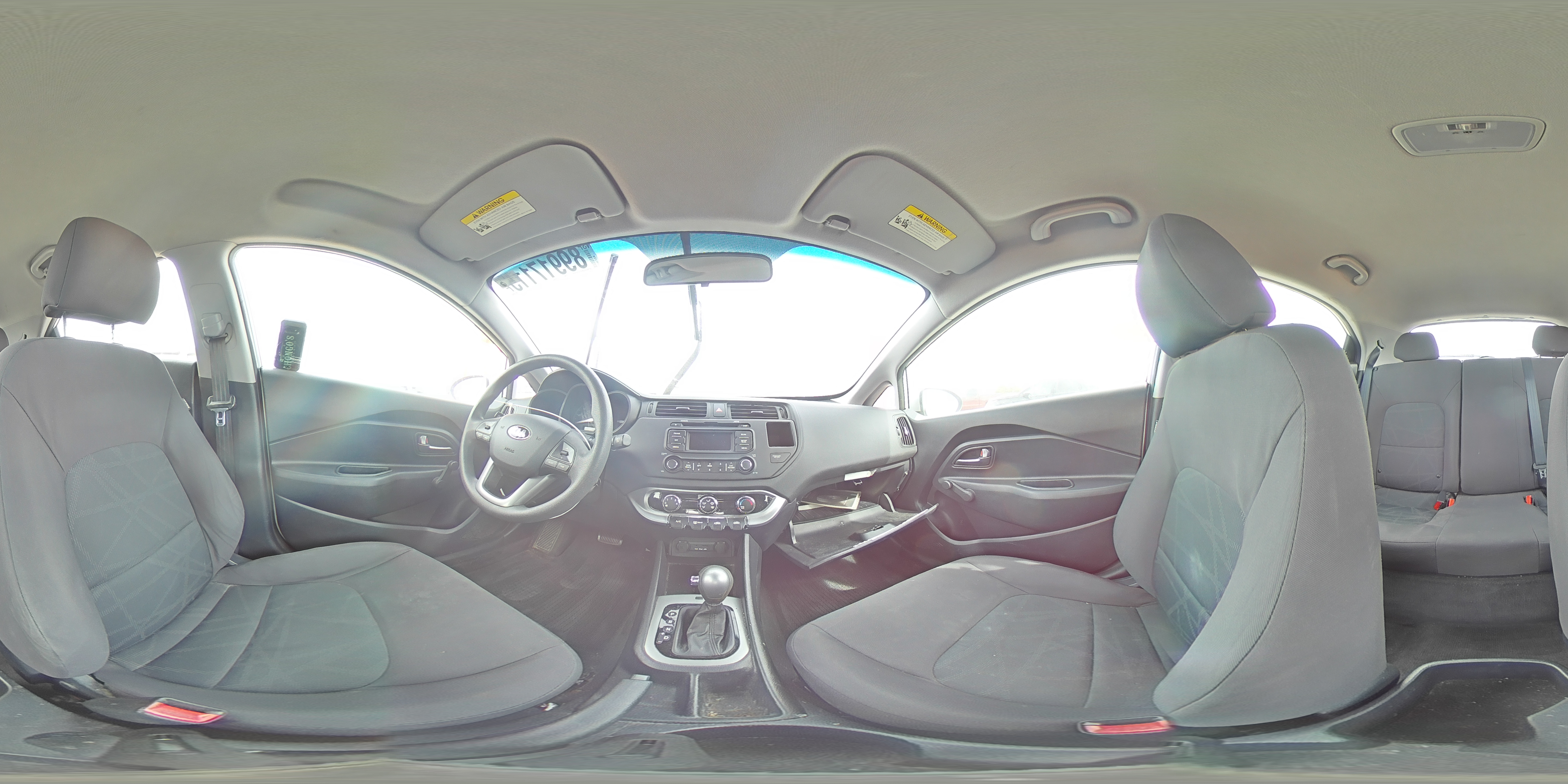 2013 Kia Rio Lx VIN: KNADM5A30D6167034 Lot: 89917115