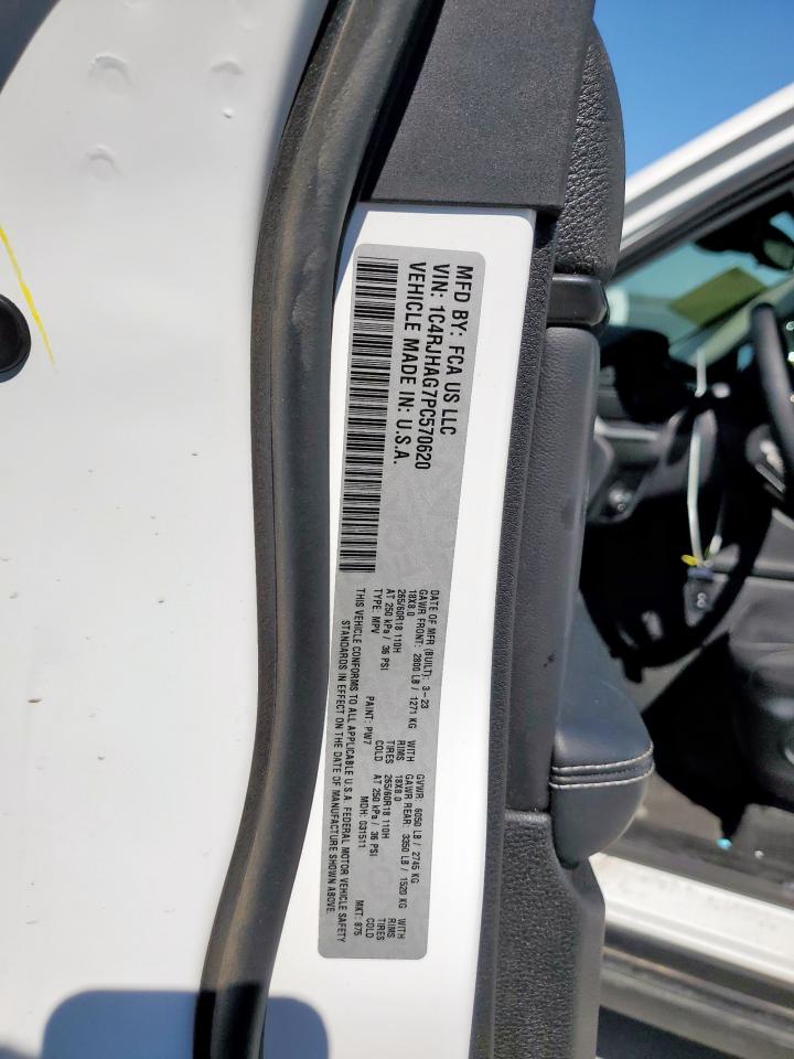 2023 Jeep Grand Cherokee Laredo VIN: 1C4RJHAG7PC570620 Lot: 82250245