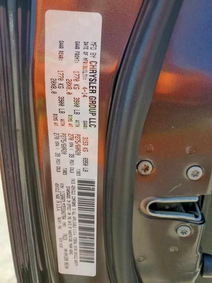 2014 Ram 1500 Slt VIN: 1C6RR7LM7ES302764 Lot: 86270645