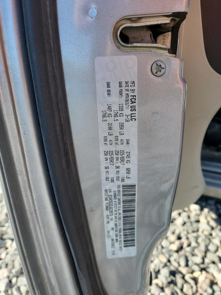 2018 Dodge Grand Caravan Sxt VIN: 2C4RDGCG5JR239578 Lot: 91012005