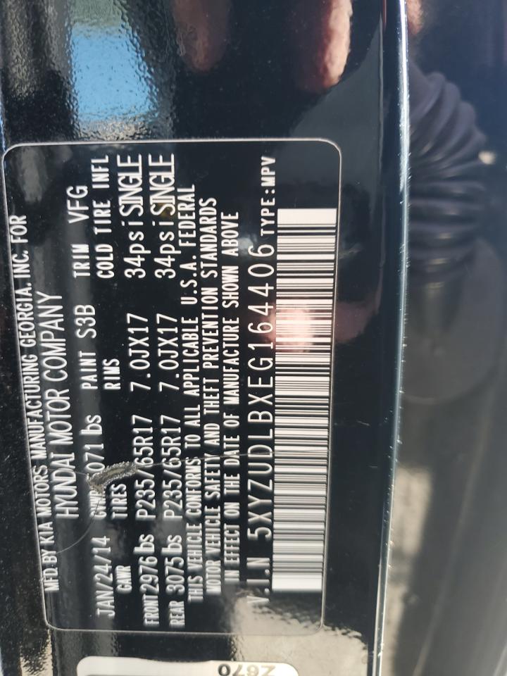 2014 Hyundai Santa Fe Sport VIN: 5XYZUDLBXEG164406 Lot: 86120425