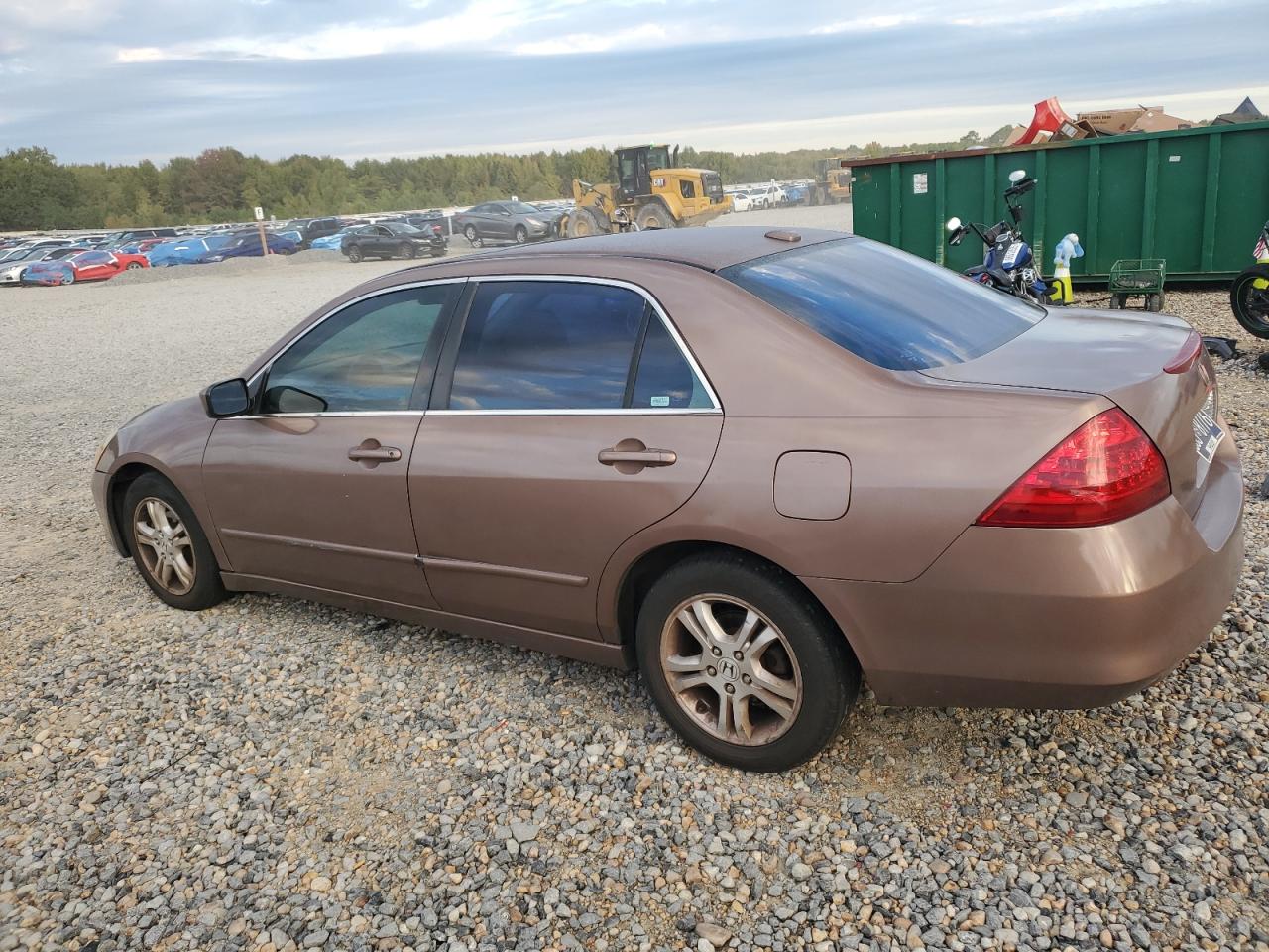 2007 Honda Accord Ex brown null gas 1HGCM56847A115816 photo #3