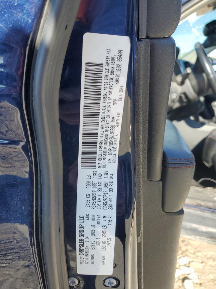 2014 Jeep Cherokee Trailhawk VIN: 1C4PJMBS4EW196966 Lot: 85209225