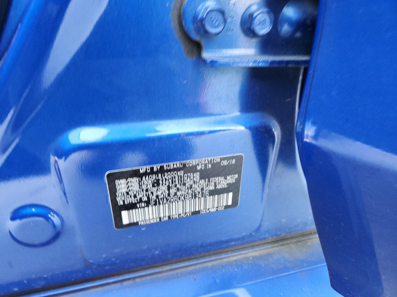 2019 Subaru Wrx Sti VIN: JF1VA2R60K9813476 Lot: 82492555